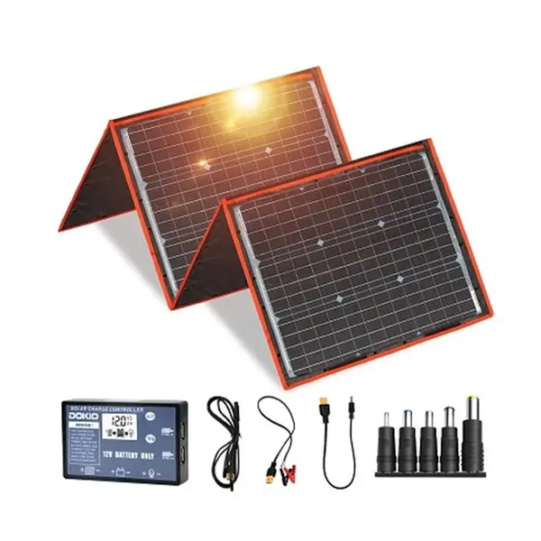 Розкладна сонячна панель 160Вт (2xUSB 1хType) 20В-вихід