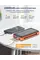 Зарядное устройство на солнечных батареях Powerbank 619S 20000mAh с фонариком и быстрой зарядкой