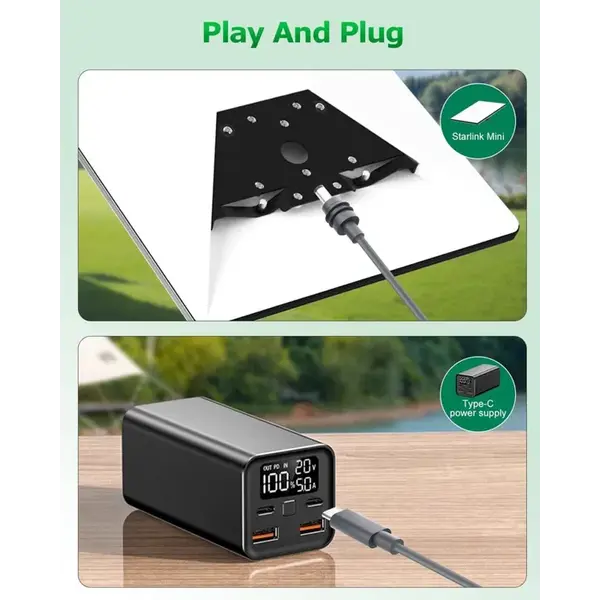 Кабель живлення 5м для Starlink Mini USB Type-C