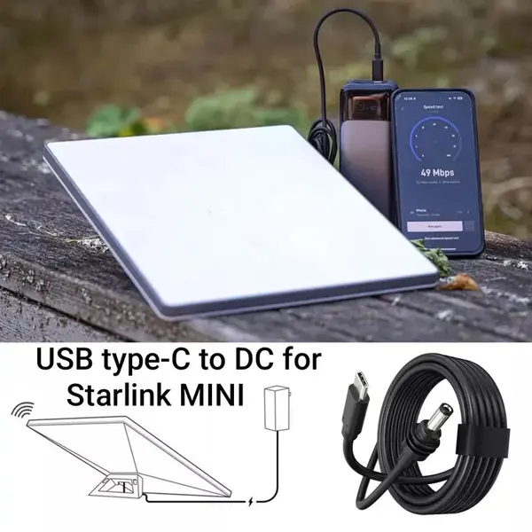 Кабель живлення 15м для Starlink Mini USB Type-C