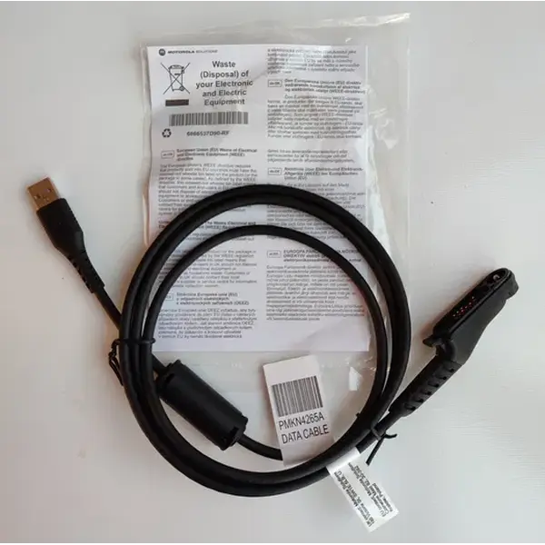 Кабель для програмування PMKN4265A USB для Motorola R7 R7A (1 м) Чорний