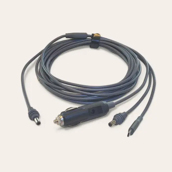 Кабель живлення для Starlink Mini 3 в 1 (Type-C/DC/прикурювач) 5 метрів