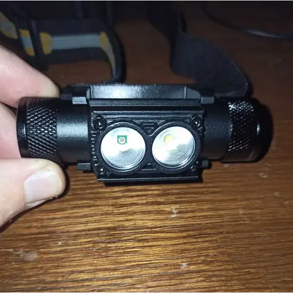 Налобний ліхтар Boruit H02B-Red (біле + червоне світло) с акумулятором 2200мАч