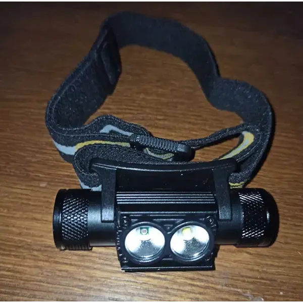 Налобний ліхтар Boruit H02B-Red (біле + червоне світло) с акумулятором 3400мАч