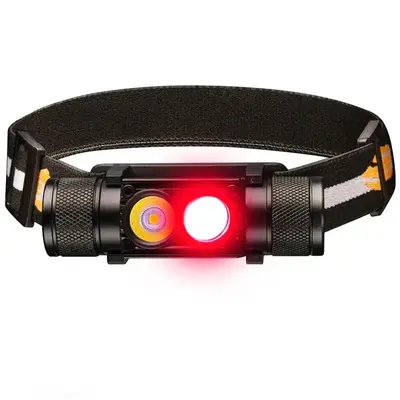 Тактичний ліхтар налобний Sofirn H25LR з червоним світлом 660лм (без акумулятора)