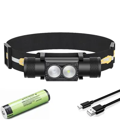 Налобний ліхтар Sofirn H25LR із синім світлом 800лм USB-C (акумулятор 18650 на 3000мАч)