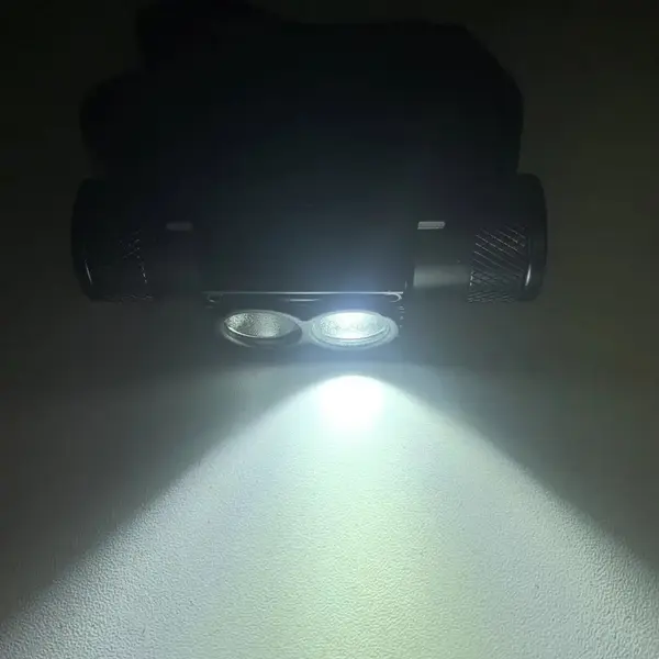 Налобний ліхтар Sofirn H25LR із синім світлом 800лм USB-C (акумулятор 18650 на 3400мАч)