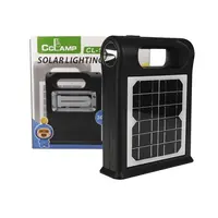 Солнечная зарядная станция + LED фонарь Cclamp CL-12 30W с лампочками + Power Bank