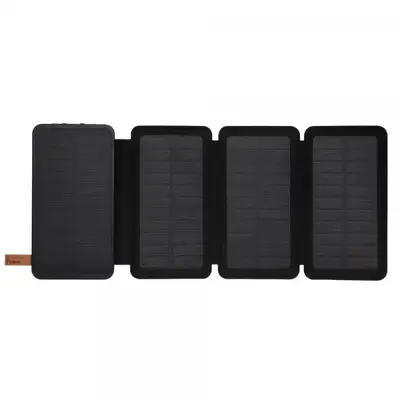 Універсальна мобільна батарея Power Bank Viakihg 10000 mAh Solar (реальна ємність 8000mAh) Чорний