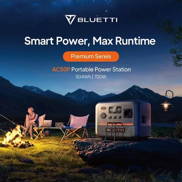 Зарядна станція Bluetti AC50P 700W (AC50P) Чорний