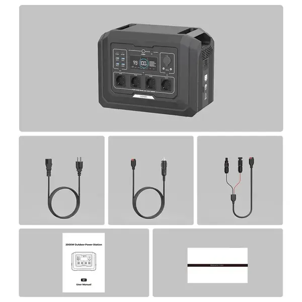 Зарядна станція Oupes S1 2000W LiFePO4 1024Wh