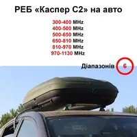 Купольний РЕБ "Каспер C2" на 6 діапазонів (300-1130МГц)