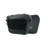 Сумка-напашник M Kiborg з балістичним пакетом 1 клас захисту Militex GU Сordura Black Multicam