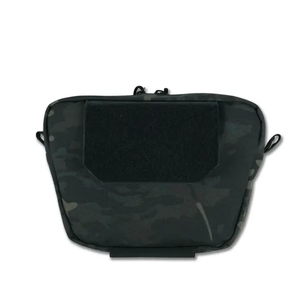 Сумка-напашник M Kiborg з балістичним пакетом 2 клас захисту PE Militex GU Сordura Black Multicam