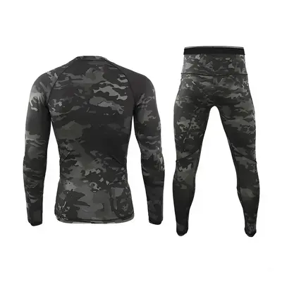 Комплект термобелья ESDY Tactical Thermal Черный Мультикам
