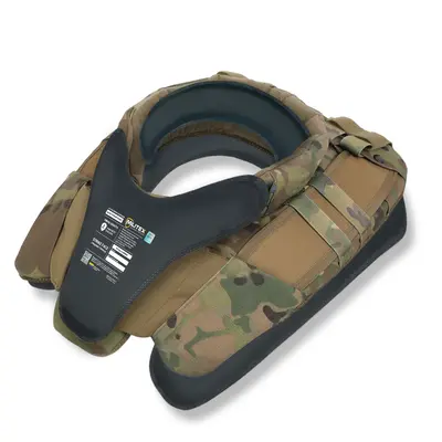 Захист шиї mod. 1 Kiborg з балістичним пакетом 2 клас захисту Militex Multicam