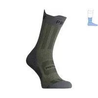 Носки компрессионные летние «ShortDry PRO» серо-зеленые