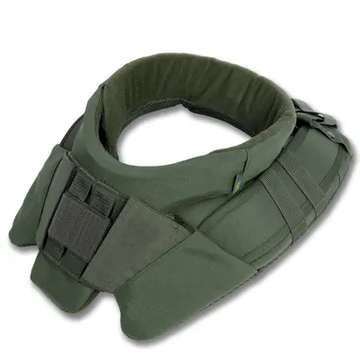 Захист шиї mod. 1 Kiborg з балістичним пакетом 2 клас захисту Militex Khaki