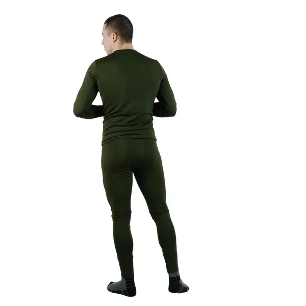 Комплект термобілизни на флісі олива