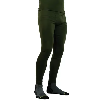 Комплект термобелья на флисе олива