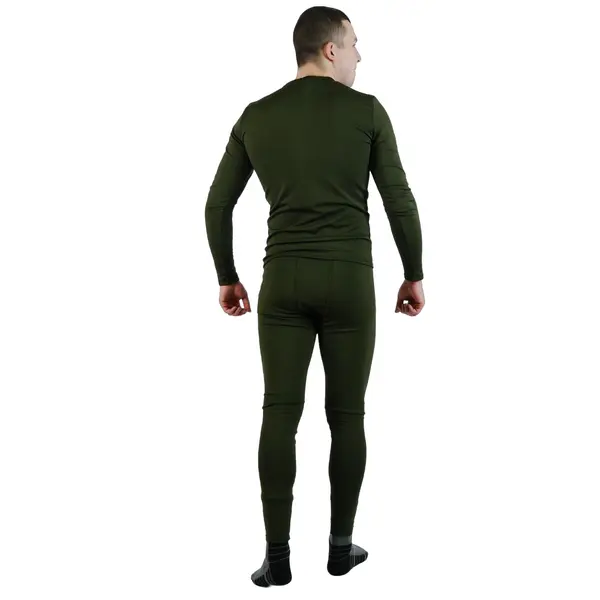 Комплект термобілизни на флісі олива