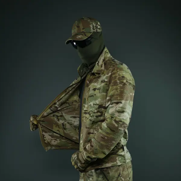 Флісова кофта Militex Windblock Tactical Multicam mod. 5