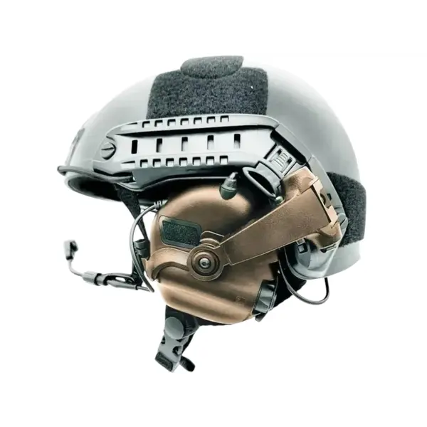 Активні Навушники Earmor M32X PLUS з мікрофоном Coyote Brown (2 види кріплень)