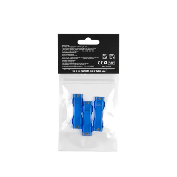 Плаcтини для ліхтаря Wuben E8, синій