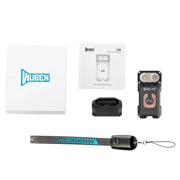 Ліхтар Wuben X3 Pro, чорний