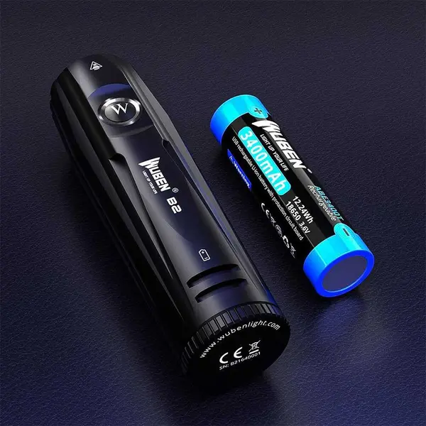 Велофара Wuben B2, чорний