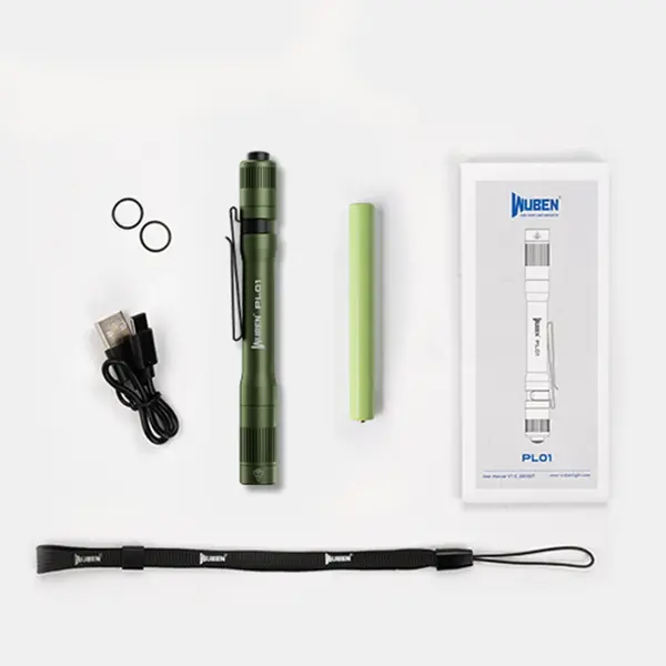 Фонарь Wuben PL01, зеленый