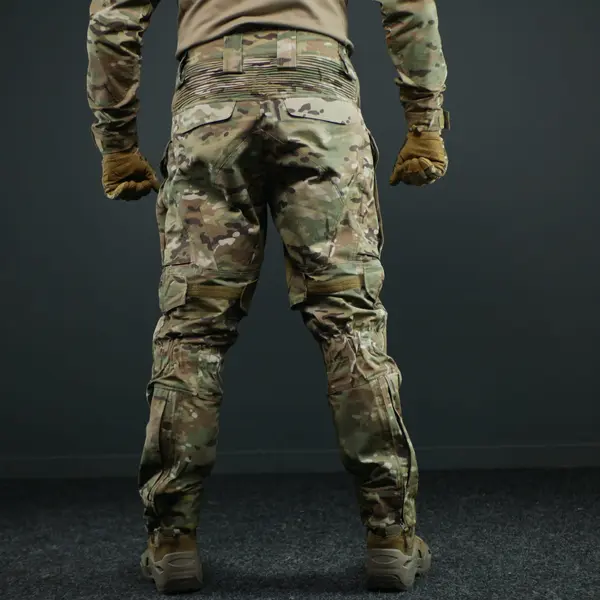 Тактичні бойові штани з наколінниками G4 Мультикам