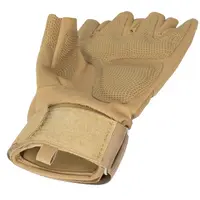Рукавиці безпалі з кісточками Каучукові Outdoor Tactics Койот L