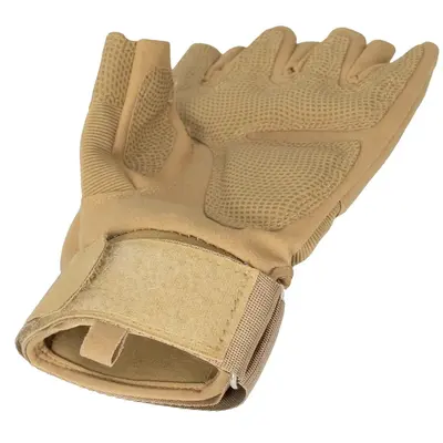 Рукавиці безпалі з кісточками Каучукові Outdoor Tactics Койот L