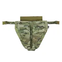 Захист паху (напашник) потрійний з балістичним пакетом 2 клас захисту Militex cordura USA Multicam