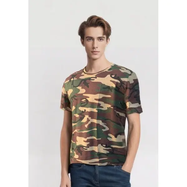 Футболка тактическая кулир зелёно-коричневый XL