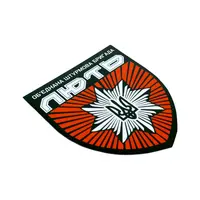 Магнит-Шеврон Ярость 14 на 16,5 см сувенир на холодильник