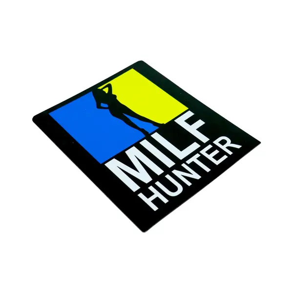 Магніт-Шеврон квадрат Milf Hunter 13,5*16,5 см сувенір на холодильник
