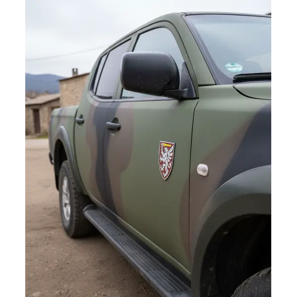 Магніт-Шеврон 80 ОДШБР 14*16,5 см сувенір подарунок