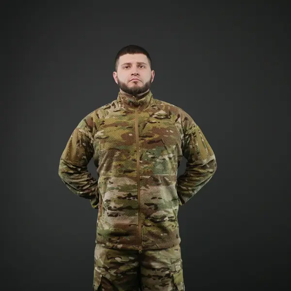 Militex Windblock Tactical Multicam fleece jacket mod. 6 Militex Windblock Tactical Multicam fleece jacket mod. 6