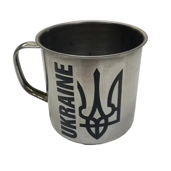 Кружка металева 440 мл з нержавіючої сталі