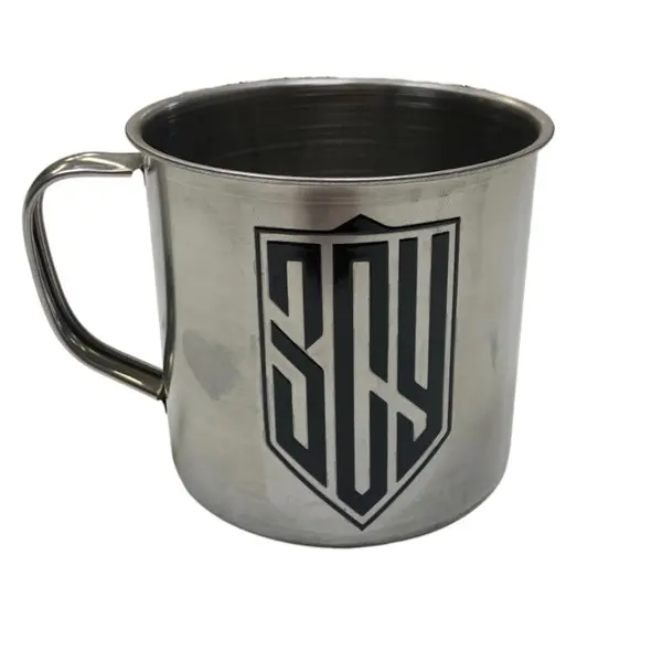 Кружка металева 440 мл з нержавіючої сталі