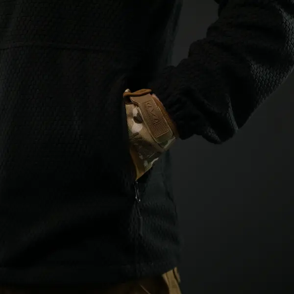 Флисовая кофта Militex Windblock Tactical Black mod. 6
