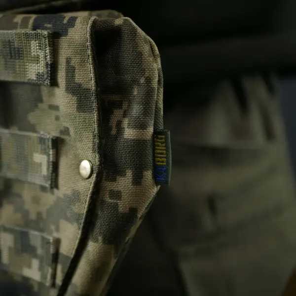 Захист паху (напашник) потрійний Kiborg з балістичним пакетом 2 клас захисту Militex Pixel