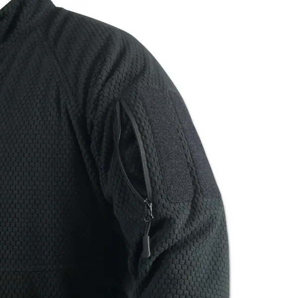 Флісова кофта Militex Windblock Tactical Black mod. 6
