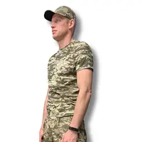 Футболка тактична кулір піксель зелений S (44)