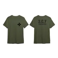 Футболка з принтом Хрест ЗСУ і на спині ЗСУ кулір хакі M