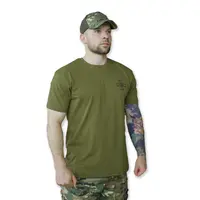 Футболка з принтом Хрест ЗСУ і на спині ЗСУ кулір хакі XXL