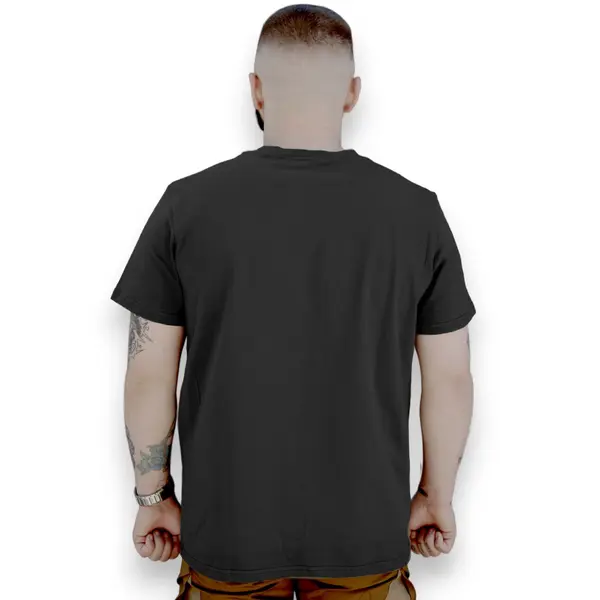 Тактична футболка з 3 велкро кулір чорна 2XL (52)
