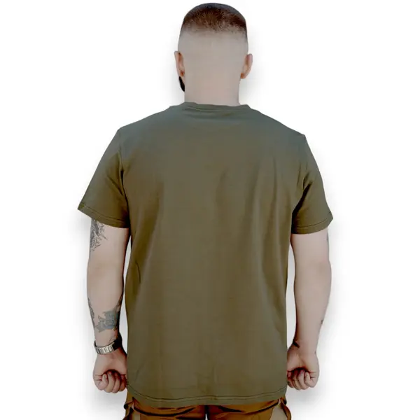 Тактична футболка з 3 велкро кулір хакі5XL (58)